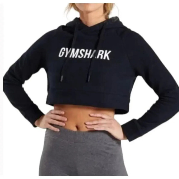 Gymshark Cropped Hoodie - Picture 1 of 5